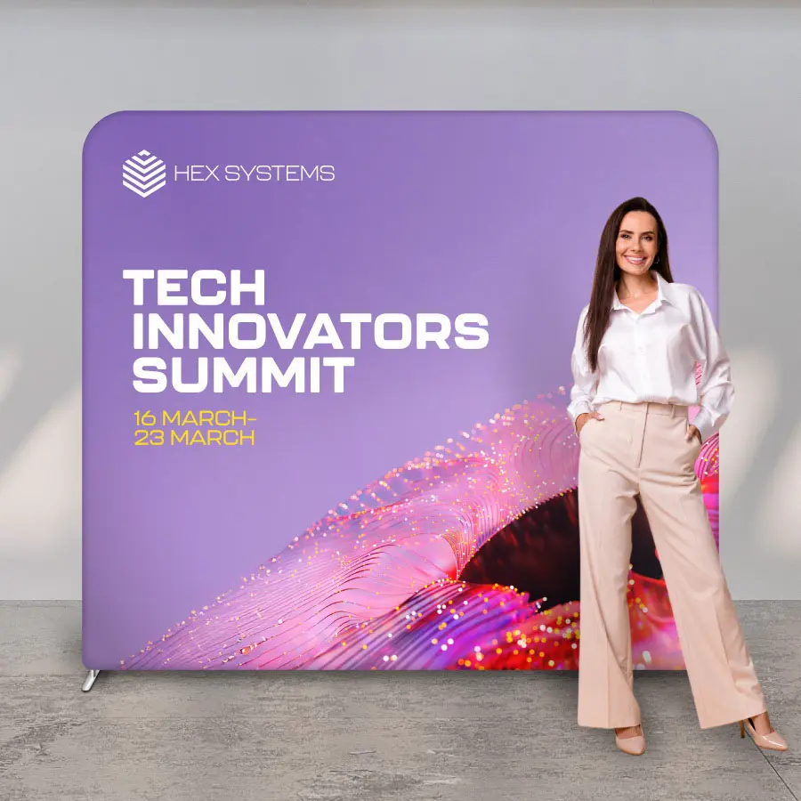 Stretch Fabric Media Wall